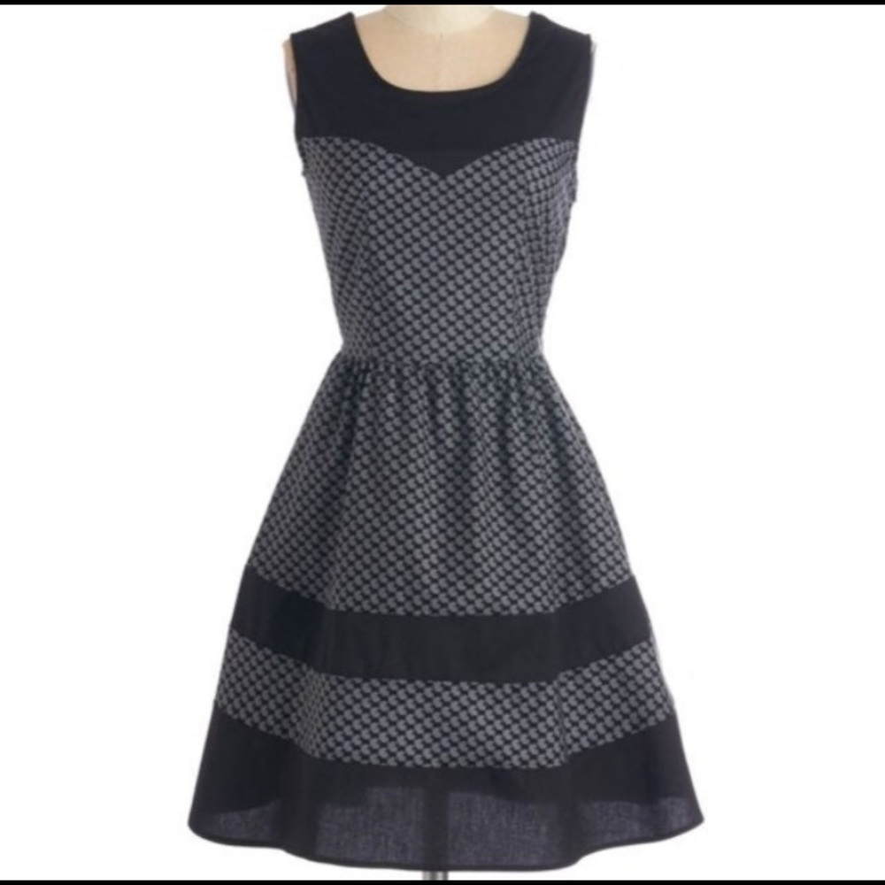 Modcloth Nevermore Lovely Dress in Dogs Print